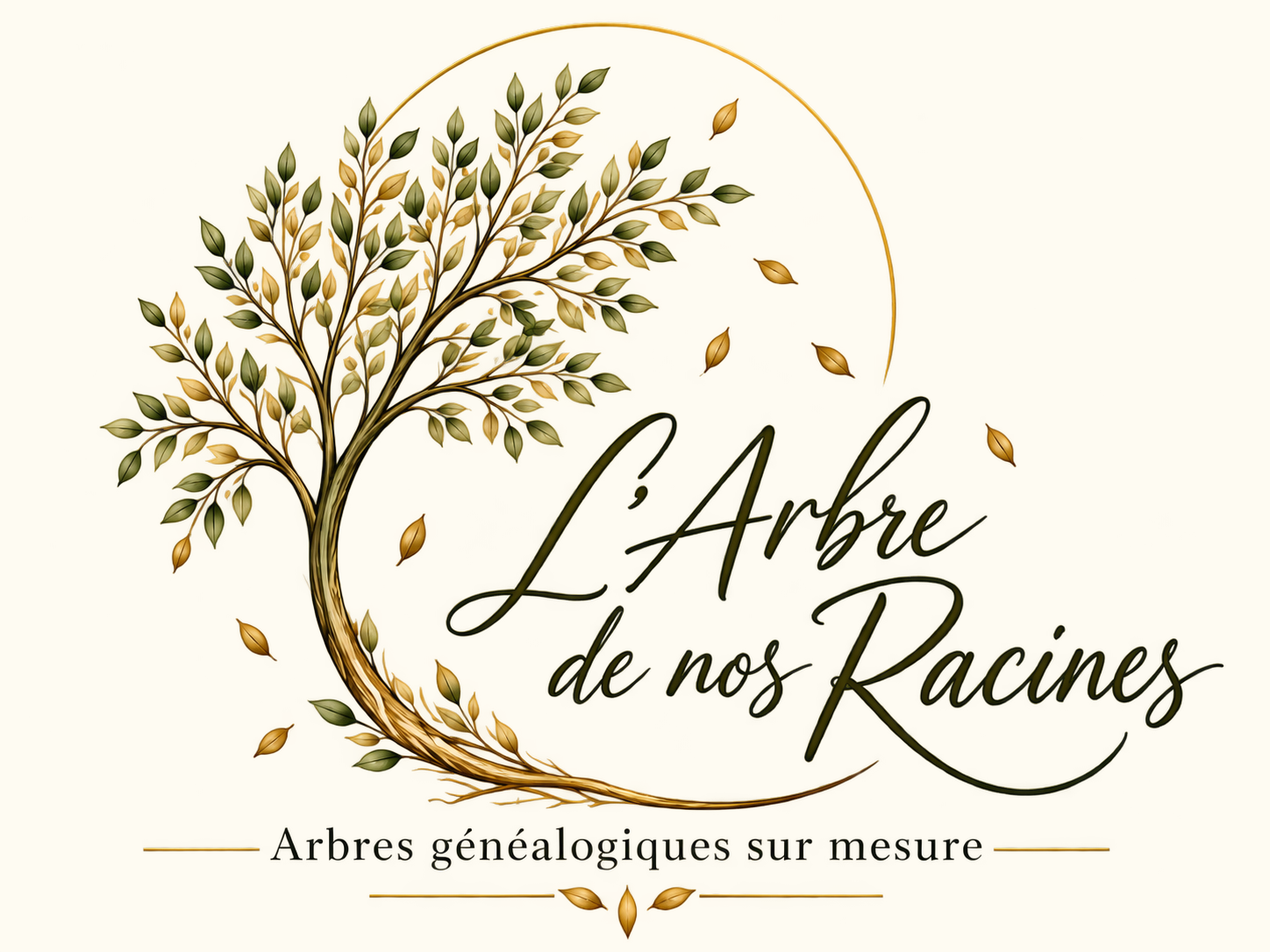 Logo L’Arbre de Nos Racines — Arbres généalogiques sur mesure